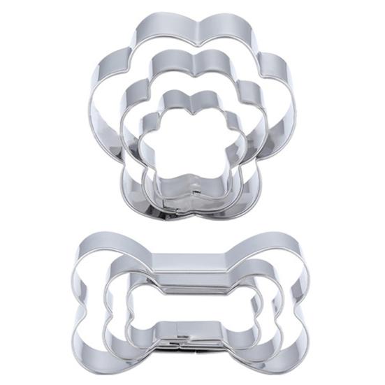 Многоразовый инструмент для выпечки в форме собачьей лапы, экологически чистая форма для помадки для торта в форме кости, товары для дома