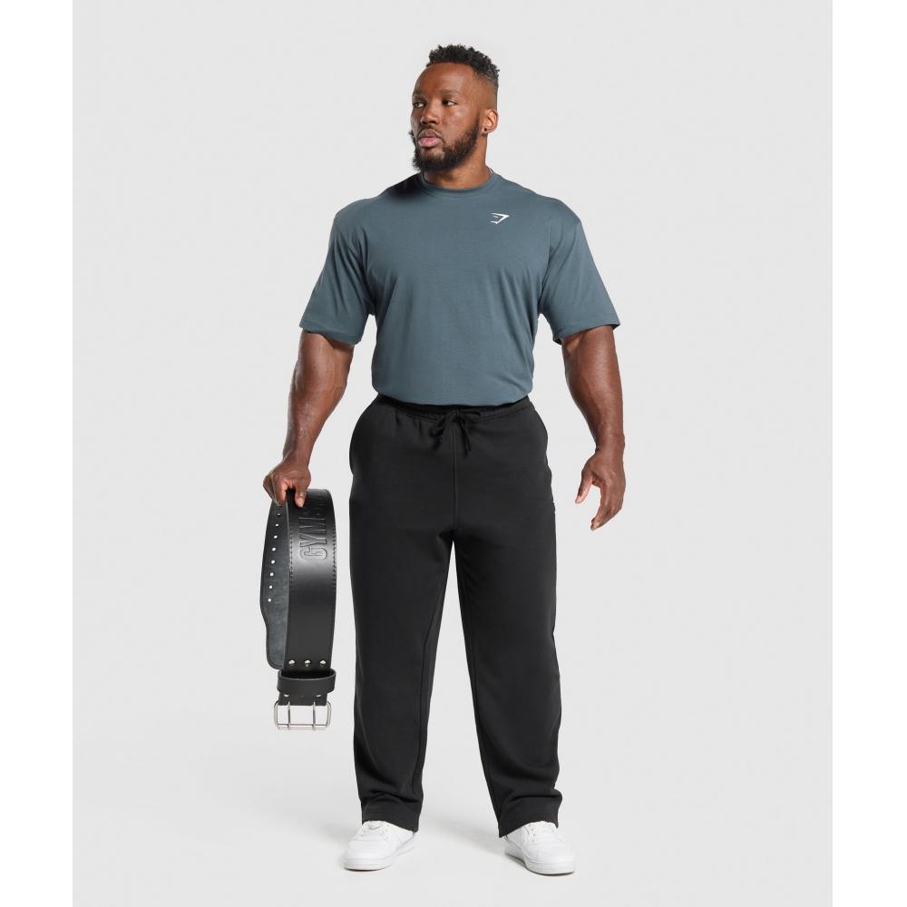 Gymshark Футболка Essential Oversize, цвет: титаново-синий A1a3e UCMQ