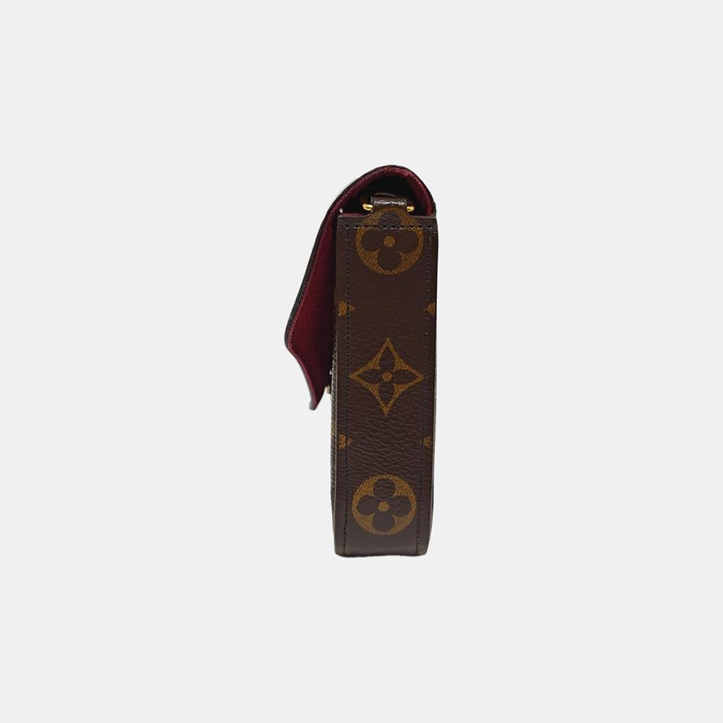 [Б/У] Сумка Felicie Pochette Classic, Канва с покрытием Monogram и Кожа, Три в одном, На цепочке - Очень хорошее состояние #5A9VAH
