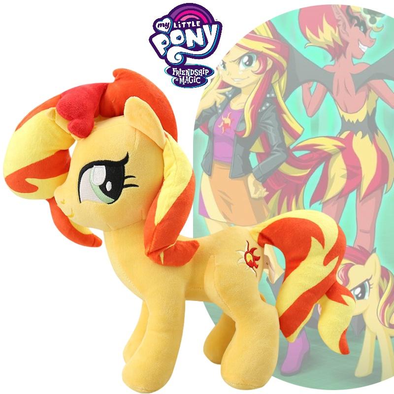 Очаровательная плюшевая кукла-единорог Радуга My Little Pony, мягкая и приятная на ощупь игрушка для девочек