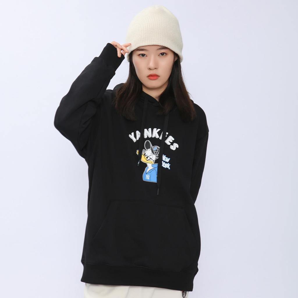 MLB Disney Mlb Disney Sweatshirts Unisex Black Hooded Non Detachable Moderate Other (Unisex) Sweatshirts 3AHDD1014 50BKS