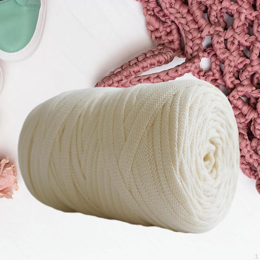 Трикотажная пряжа спагетти декор вязание крючком ткань толстая ткань для подушки кровать для питомца