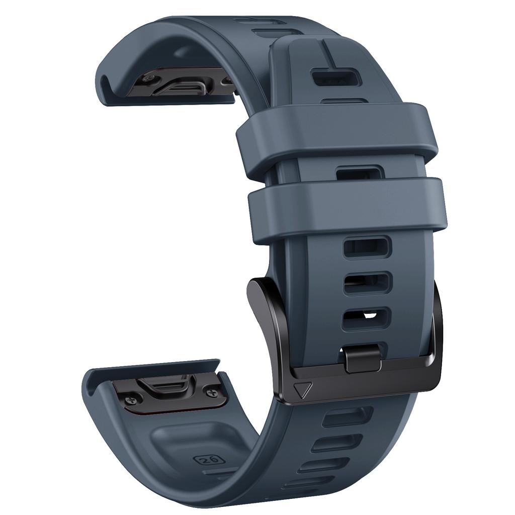 22/26mm Silicone Strap for Garmin Fenix 8 Pro 8 7X/D2 Mach 2 1Pro/Tactix 8 7/Enduro 3 Fenix 6X 5X Plus Replacement Watchband