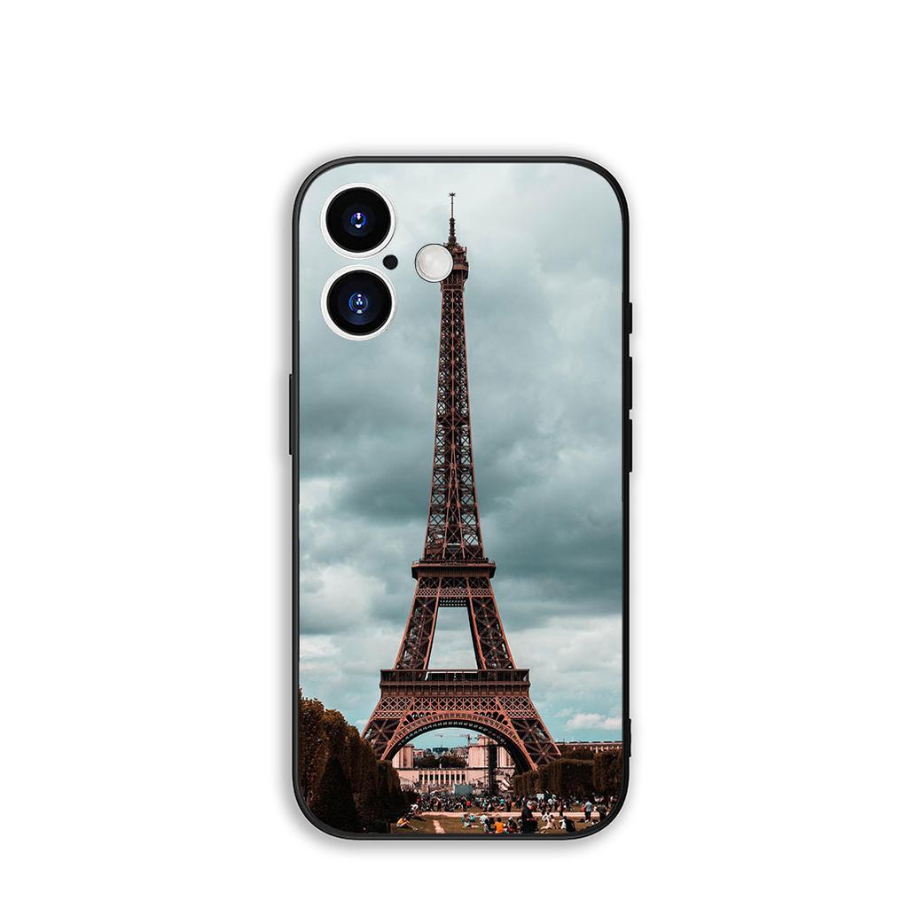 Phone Cover Love Paris Eiffel tower pink Casing for Apple iPhone 17 16 11 Pro XS Max XR 6 7 8 Plus + 16E SE 2020 Air 5 8+ Case