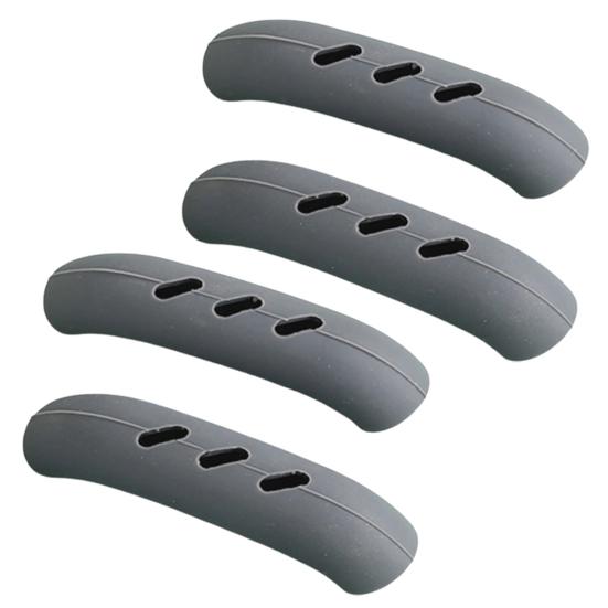 4 шт./компл., держатель для ручки кухонной сковороды, прочный, противоскользящий, практичный, против ожогов, широкое применение для дома