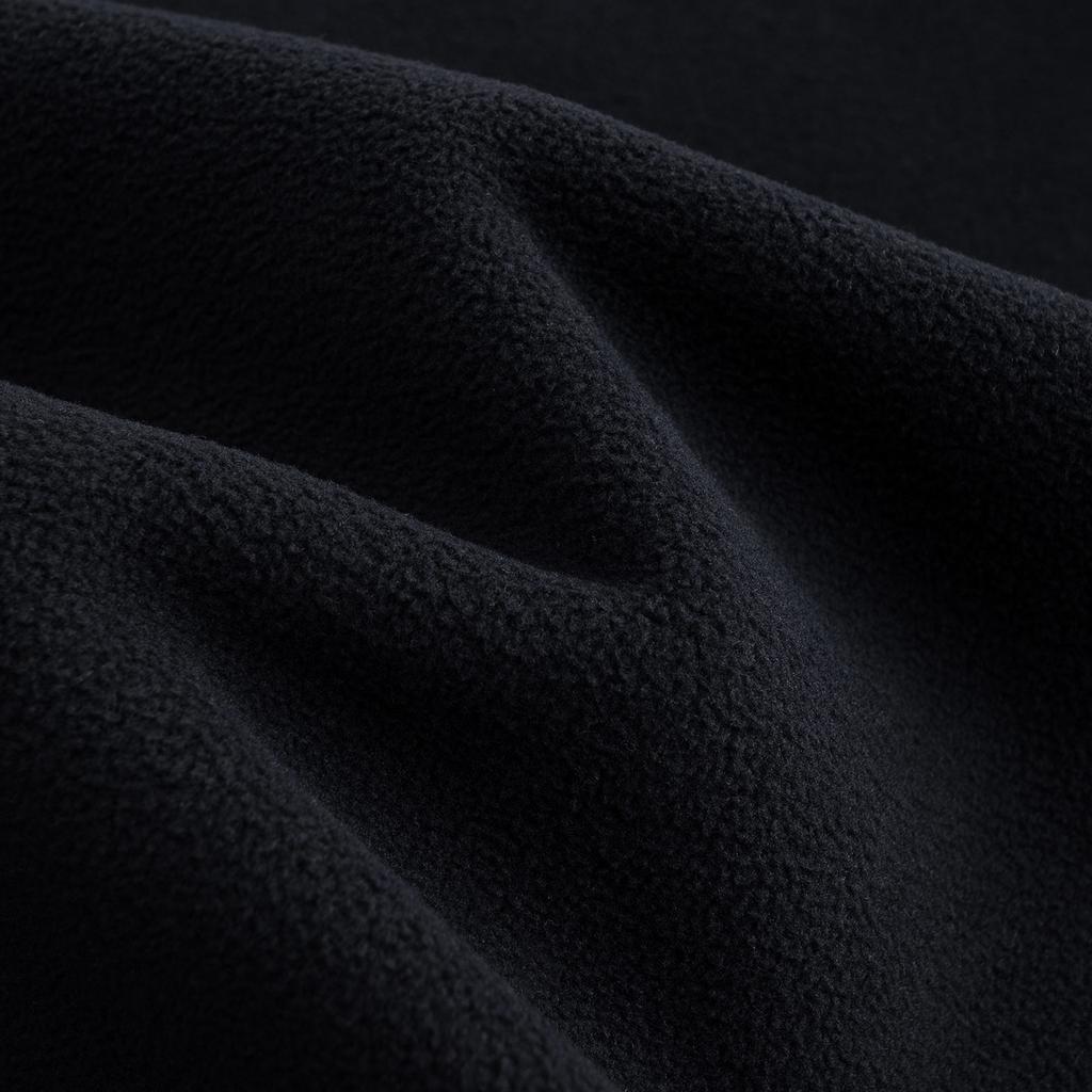 Anta Fire Shell Fleece Stand Collar Jacket Fashion Casual Warm Fleece Lock Temperature Liner Unisex Jacket Basic-Black 972616702-3