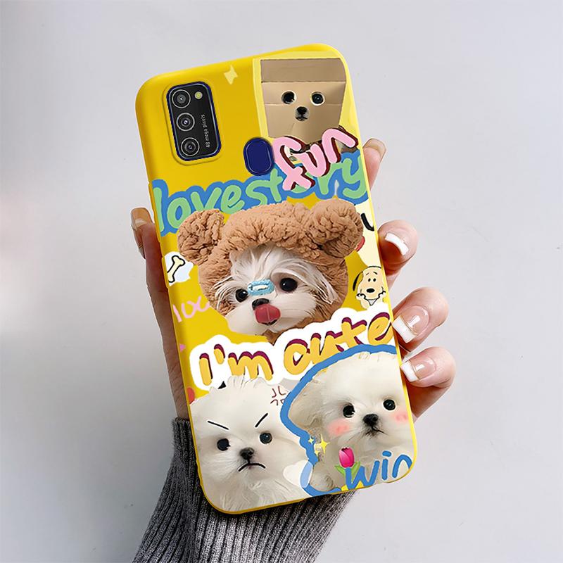 Для Samsung Galaxy M21 M30S M31 M31s Чехол Мягкий Силиконовый Задняя Крышка Телефона Для Samsung M31 M31S M30s M21 M 30 s Чехол Мультяшный Funda