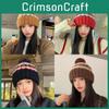 Hat Women Knit Acrylic Material Breathable Windproof Winter Autumn Fashionable
