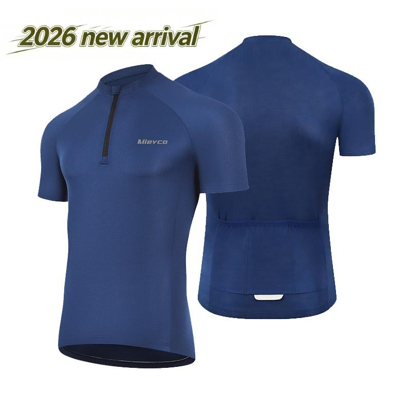 Mens Cycling Jersey Short Sleeve Quick Dry Breathable Mountain Road Bike Sportswear Top Quality Performance Apparel