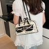 Korean Style Bow Ribbon Shoulder Bag Commuting Y2k Armpit Bag French Stick Underarm Bag  Daily