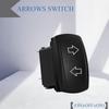 Waterproof 12V/24V 7-Pin DPDT Reverse Polarity Rocker Switch Blue LED Latching/Momentary On-Off-On for DC Linear Actuators Motor Pushbutton Switches