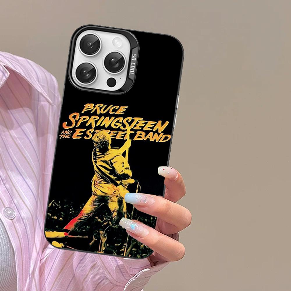 Чехол для телефона Bruce Springsteen Guitar для iPhone 16 15 14 13 12 11 Pro Max X XR XSMAX Матовый противоударный задний чехол