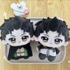10 см Аниме Re Zero Косплей Нацуки Субару Плюшевая кукла Черные волосы Печатный Нацуки Набитая плюшевая игрушка Брелок Куклы Коллекция Подарок