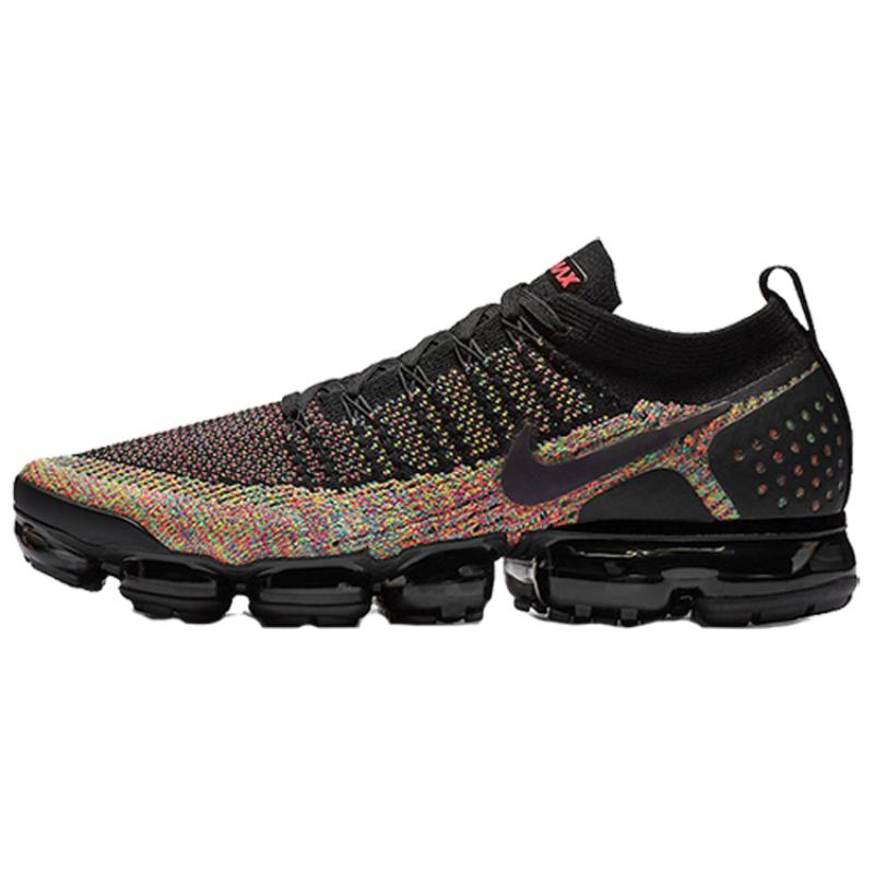 Nike Кроссовки для бега Air VaporMax 2 черные разноцветные 942842-017