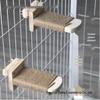 2026 Компактное настенное дерево для кошек и игровой комплекс с платформами из массива дерева