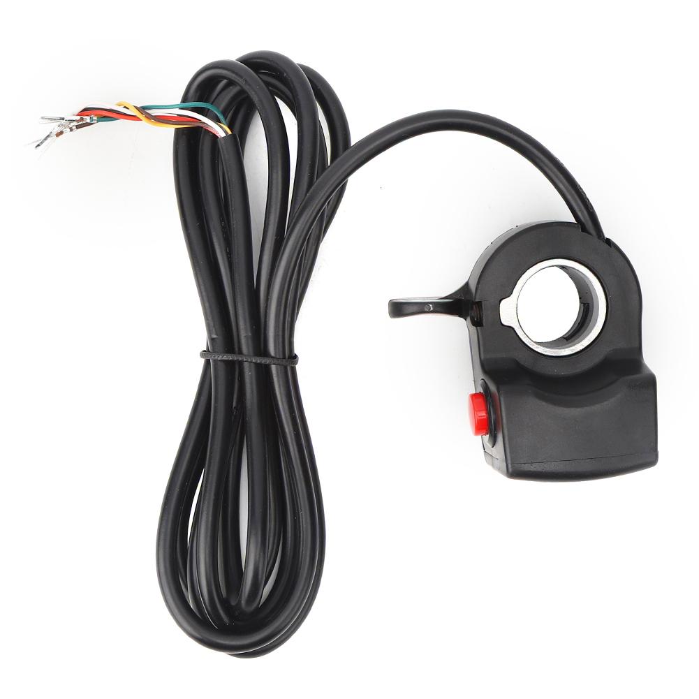 Electric Scooter 48V Acid Electric Quantity Display EBicycle Thumb Throttle Handle Bar Grip with Headlight Button