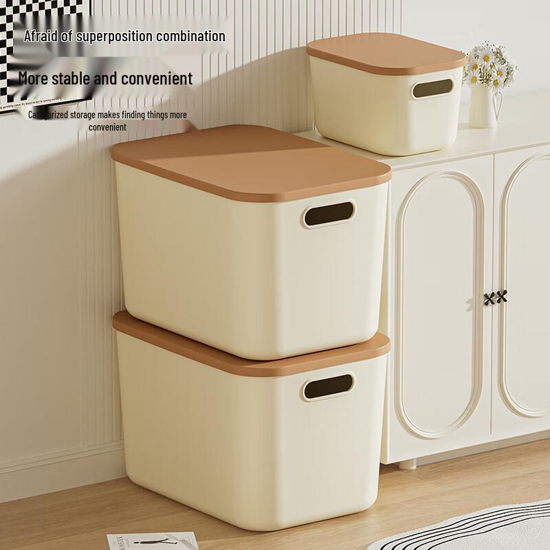 Desktop and Wardrobe Storage Box with Lid