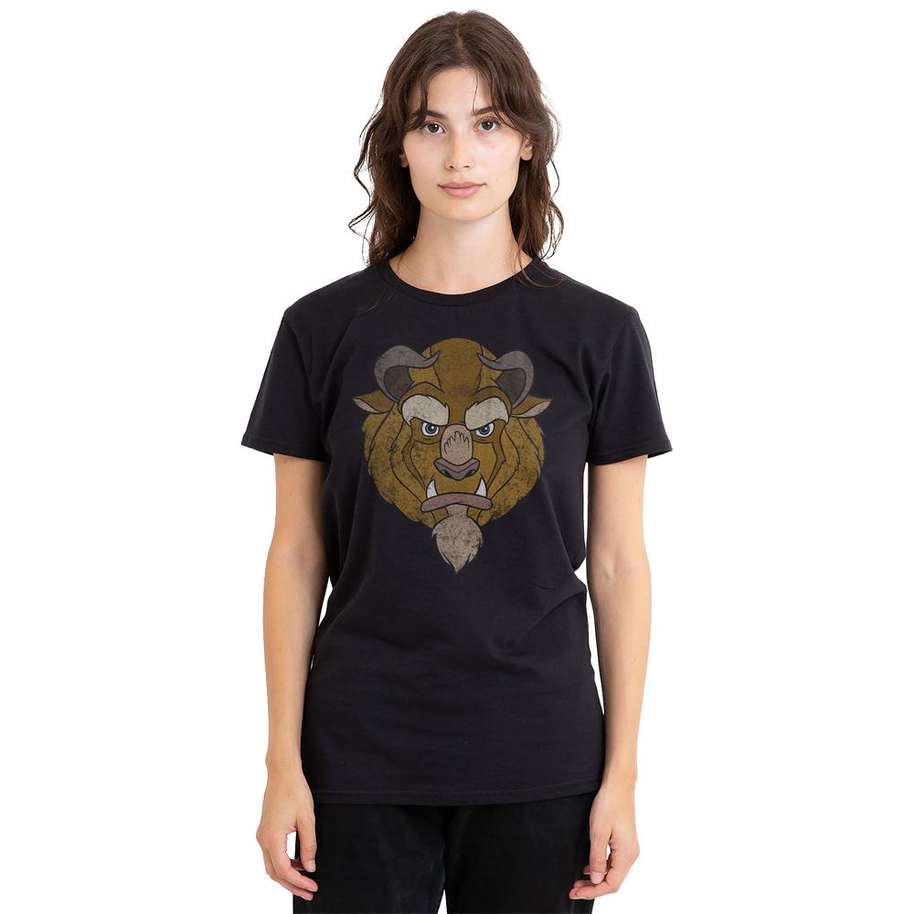 Beauty And The Beast Unisex Adult Beast Head T-Shirt