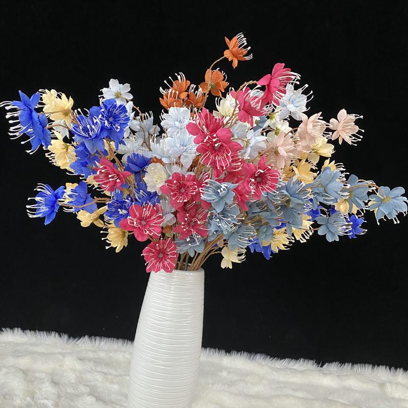 Искусственные шелковые цветы для свадебных центральных композиций, домашнего декора, реалистичные реквизиты для фотофона