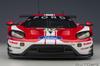 AUTOart 1/18 Scale Finished Model 81911 Ford GT 2019 #67 Le Mans 24 Hours LMGTE Pro Class Red/White