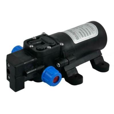 DC 12V 60W Mini Micro Мембранный водяной насос высокого давления с автоматическим переключателем 5л/мин(Черный цвет)