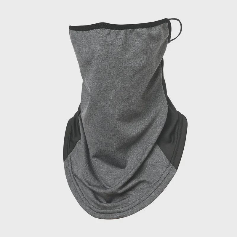 Летняя солнцезащитная маска для лица и шеи Ice Silk: Защита от ультрафиолета, цветные, пылезащитные, ветрозащитные, с креплением на ухо для езды на велосипеде на открытом воздухе