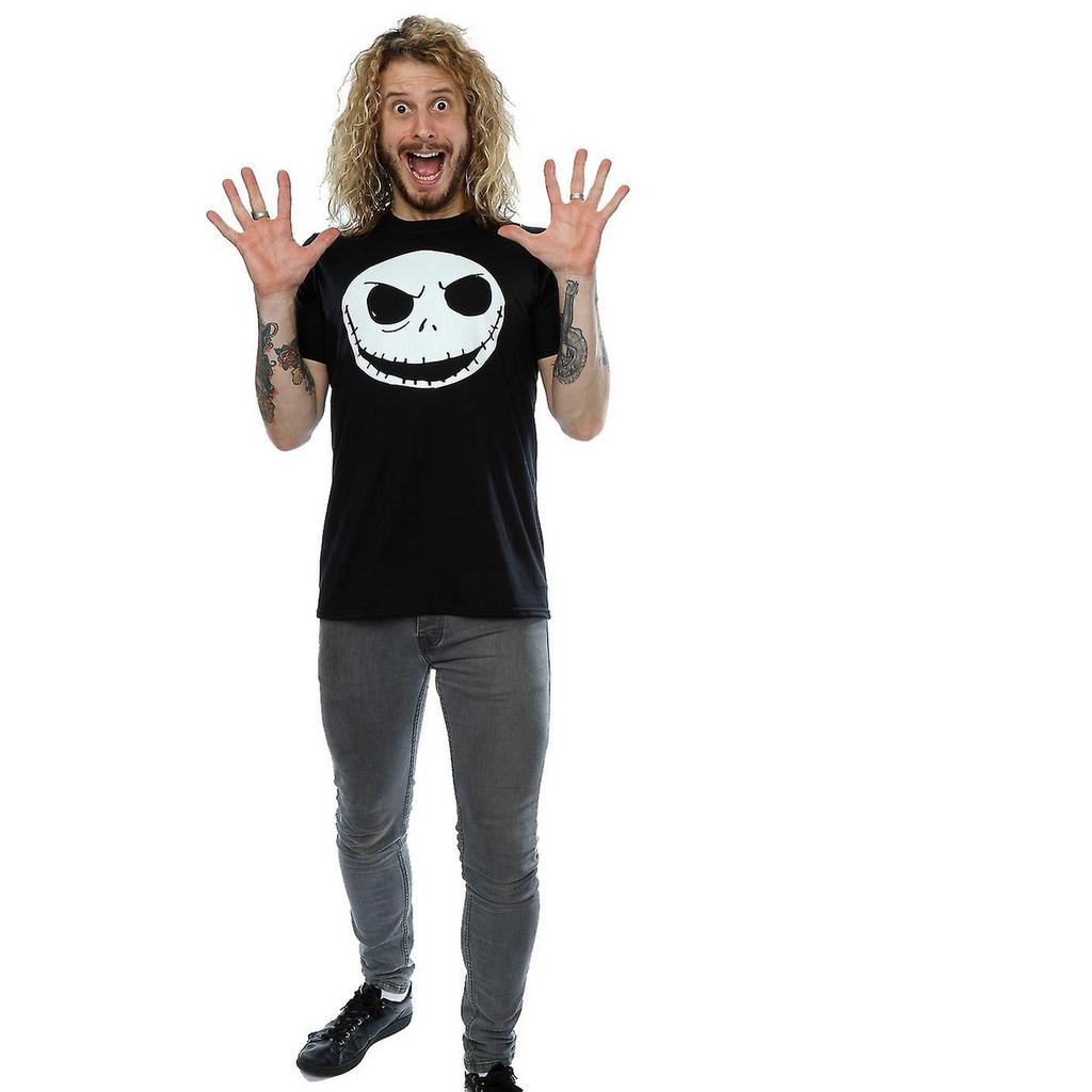 Nightmare Before Christmas Mens Jack Skellington Cotton T-Shirt