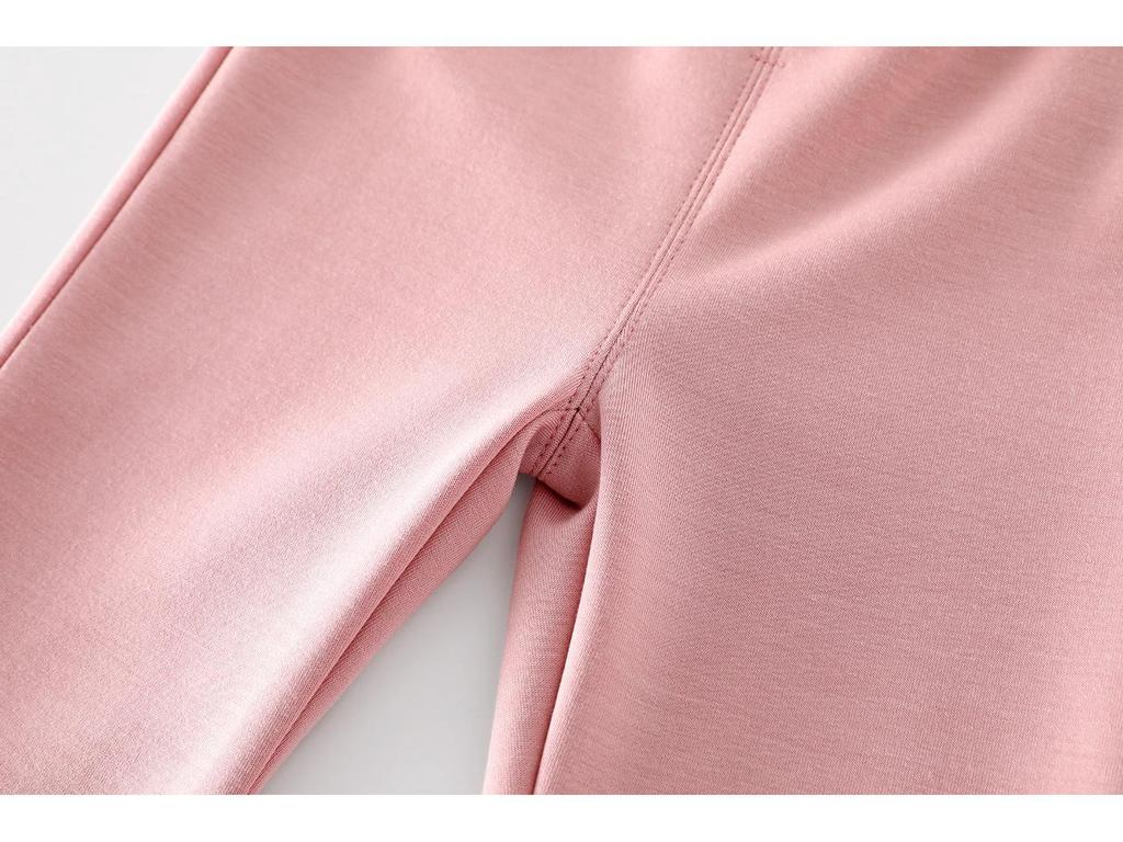 Осенние брюки-клеш для девочек в корейском стиле с дизайном в виде сердечек