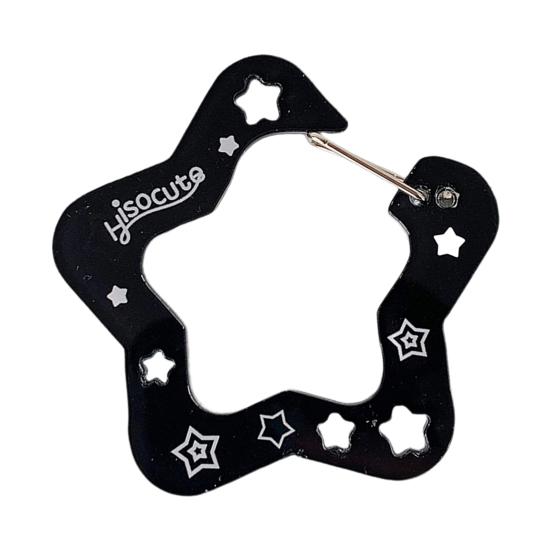 Карабин Брелок Звезда Клубничный Торт Форма Брелок Крючок Аксессуар для Ежедневного Ношения Многоцелевой Зажим