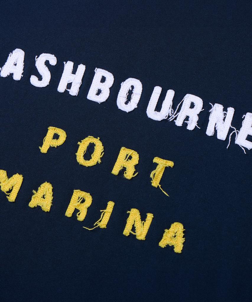 Aeswibon&Seumiseu [Женская] Футболка с коротким рукавом Port Marina Ash1012_Navy