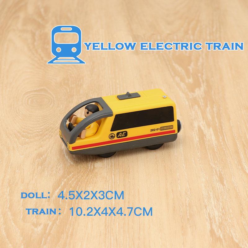 RC Electric Train Set Locomotive Magnetic Train Diecast Slot Toy Fit for Brand Wooden Train Railway Track Toys for Kids Gifts