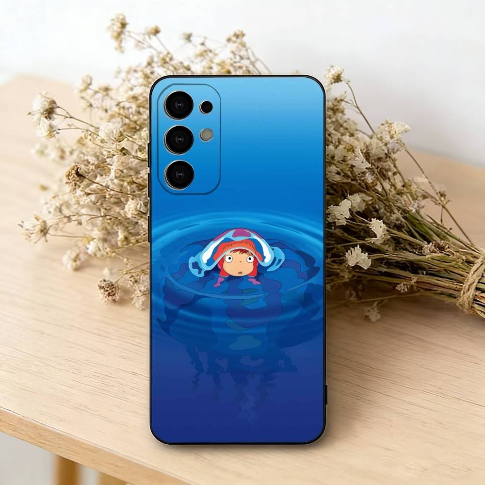 Чехол для телефона Ponyo Sosuke Ocean для Samsung S25, S24, S21, S22, S23, S30, Ultra, S20, Plus, Fe, Lite, Note, 10, Черный чехол