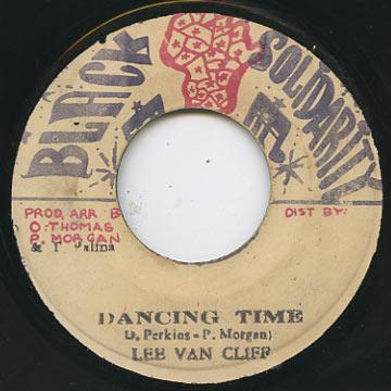 7inch Record LEE VAN CLIFF KARL GIBBY Dancing Time Flash It NONE Black Solidarit Jamaica Reggae Ska Dub Used