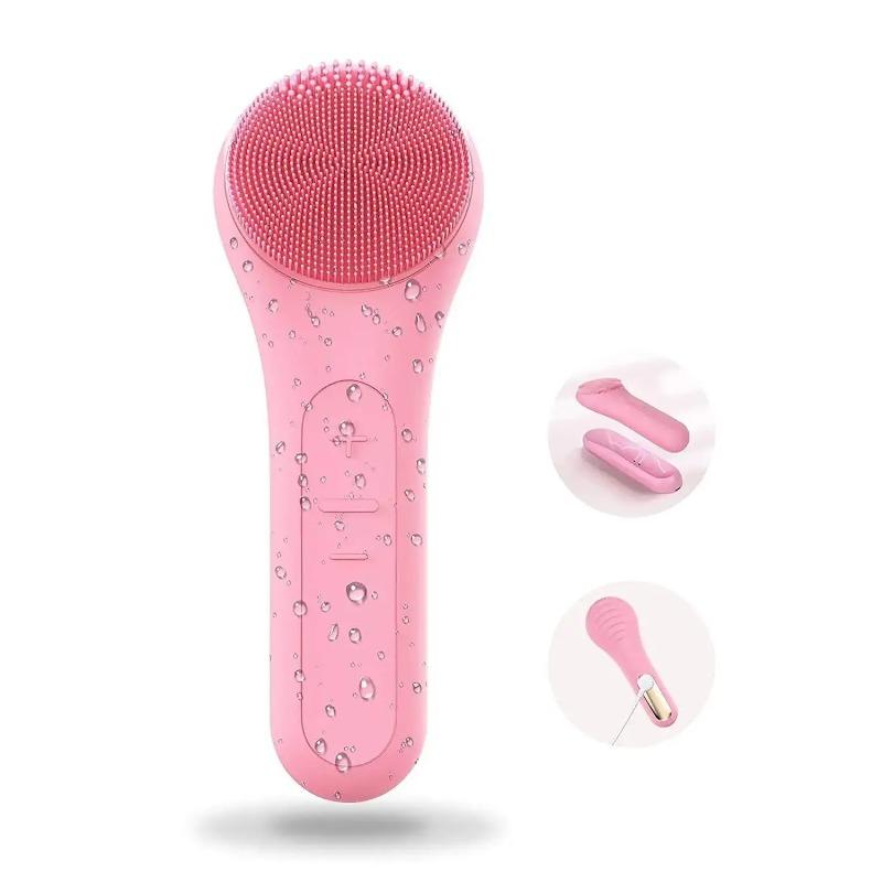 Электрическая щетка для очищения лица, ультразвуковой перезаряжаемый очиститель для лица, массажер, щетка для лица, скраб для кожи, инструменты для ухода за кожей
