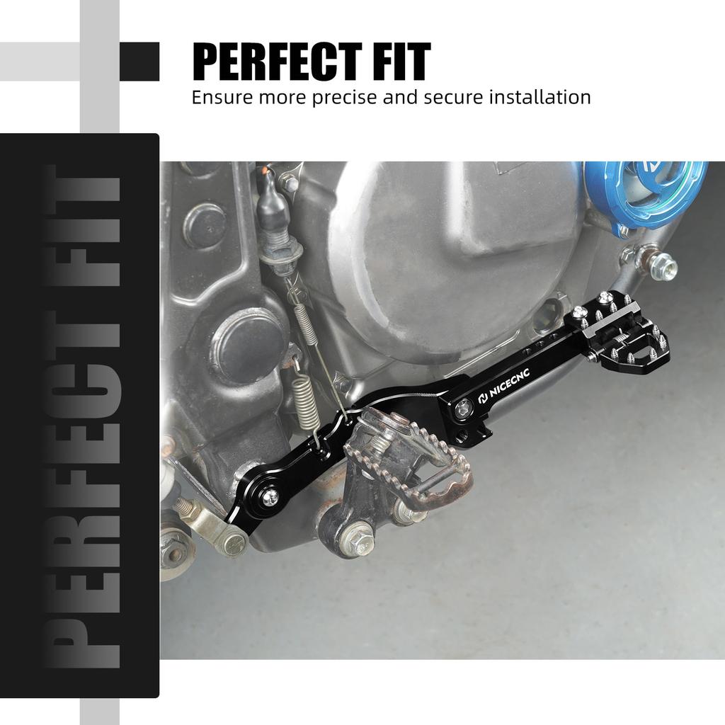 For Suzuki DR650 1996-2025 NICECNC Adjustable Multifunctional Rear Brake Pedal DR650S DR650E 2024 2023 2022 2021 2020 2019 2018