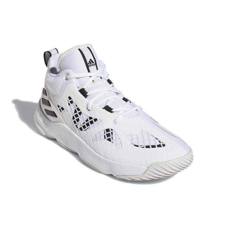 adidas Pro N3XT 2021 'White Black' (Unisex) Cloud White / Core Black / Grey One Vintage Basketball Shoes GW0147