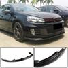 Накладка на передний бампер Lip V2 (для GTI HB 2010-2013, Карбон) для Volkswagen Golf 6