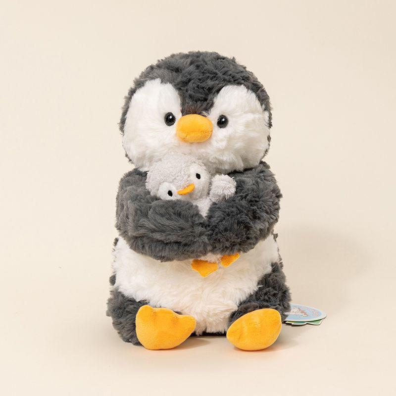 Cute Fluffy Parent And Child Plush Toy Squishy Fluffy Stuffed Animal Doll For Kids Birthday Gift Healing Touch Companion Pillow
