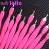 10 Pcs Professional Full Size Cuticle Pusher Trimmer Pedicure Nail Art Toe Manicure Tool