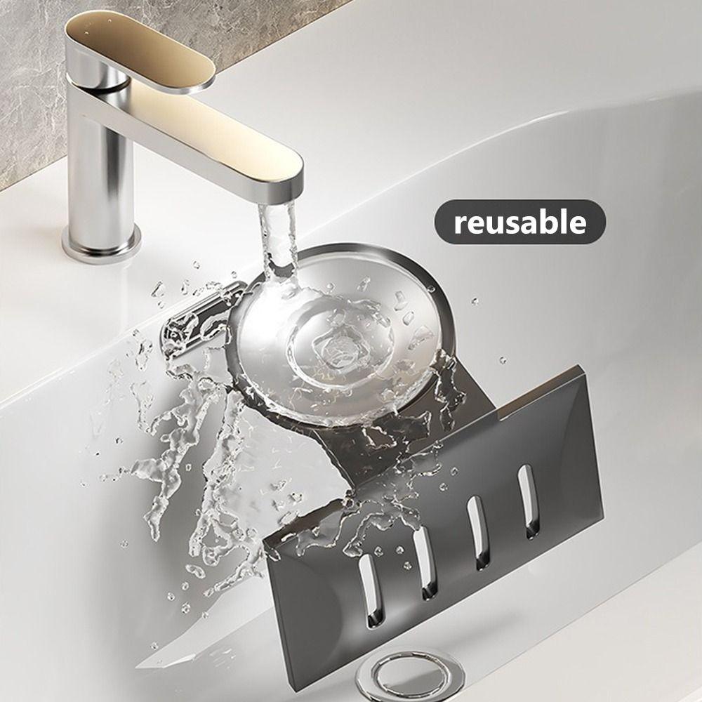 Настенная мыльница, металлический контейнер для мыла, лоток для хранения, органайзер для ванной комнаты, кухонной раковины