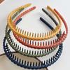 Acrylic Non-slip Hairband Korean Style Teeth Matte Hair Hoop Simple Wash Face