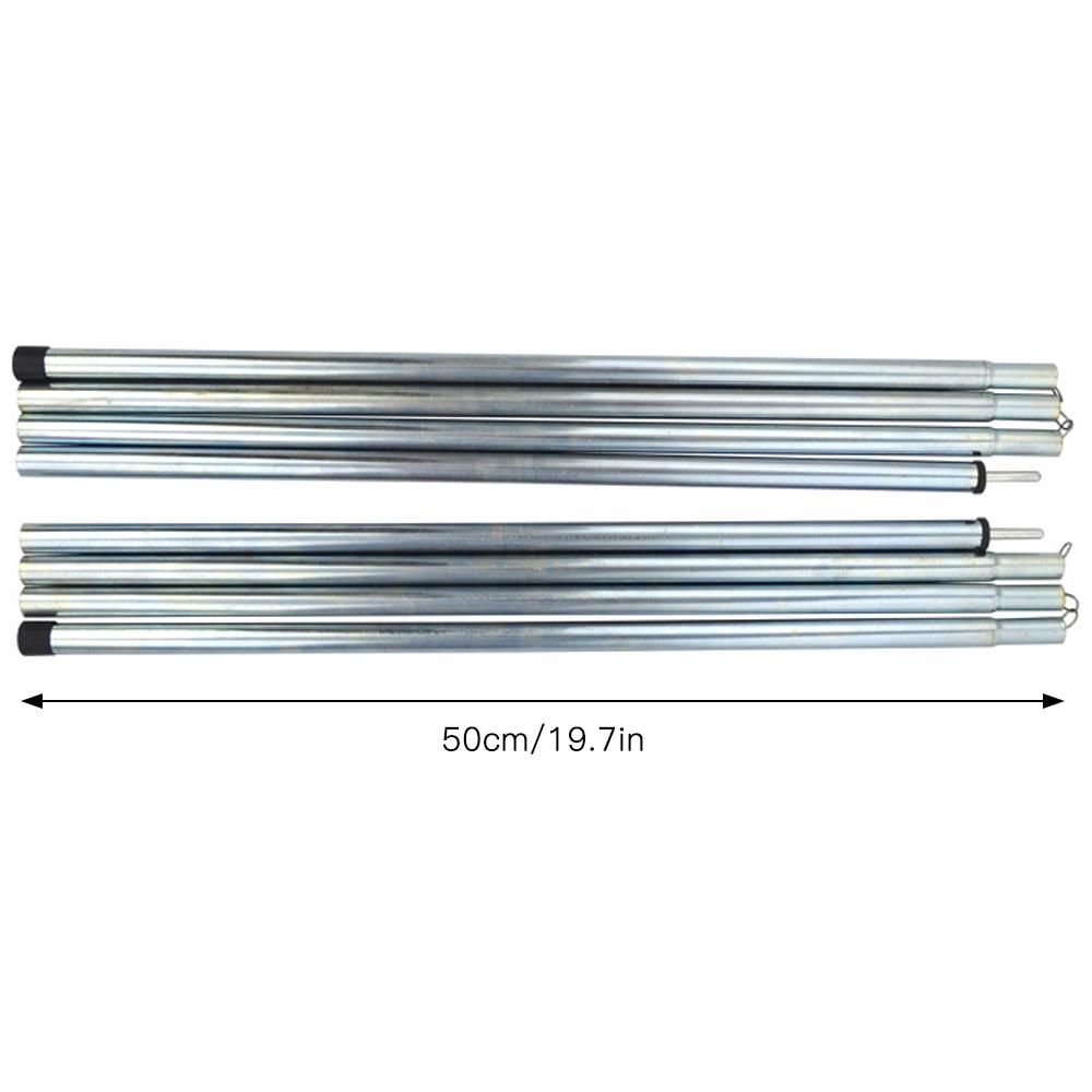 Навес для наружной палатки, брезентовые столбы, опорные стержни для навеса палатки, железный каркас навеса для навеса