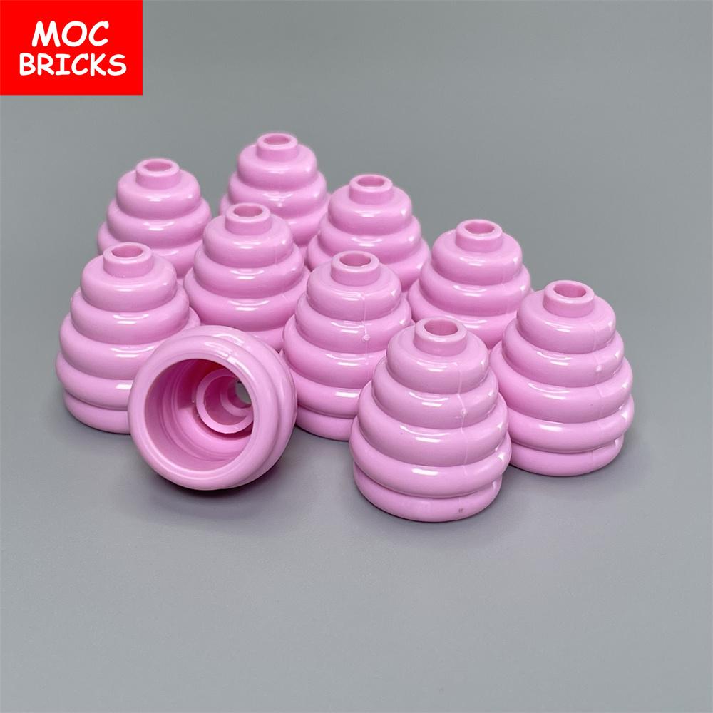 Non-Toxic 10Pcs/Lot Moc Bricks Honeycomb Beehive Cotton Candy 35574 Accessories Action Figure Building Blocks Assemble Children'S Toys