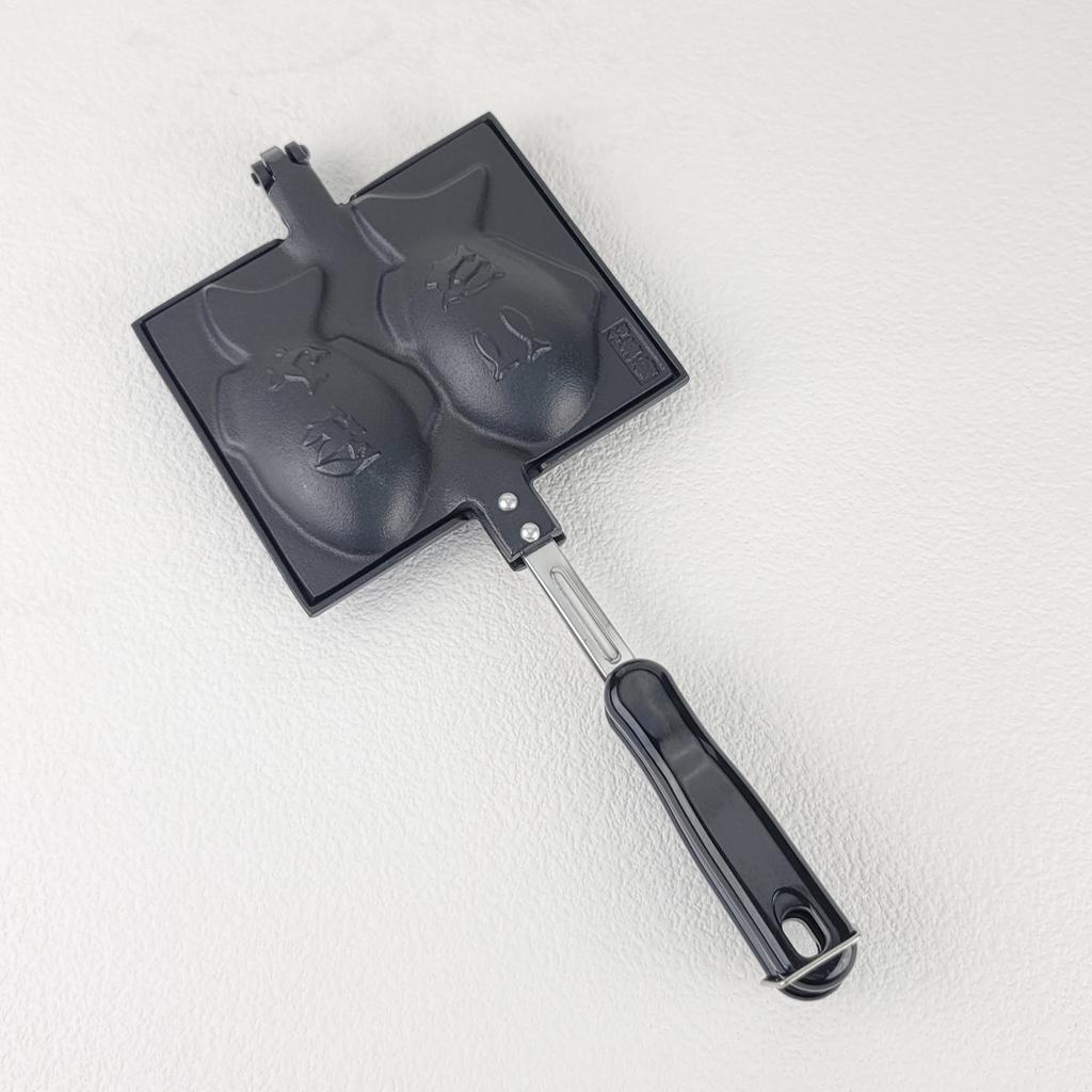 Iwachu Taiyaki Ware Black Baked 12 x For Open Fire Nambu Ironware 24030 Black Taiyaki Size 12 x (Тай 6.5см) 6.5cm