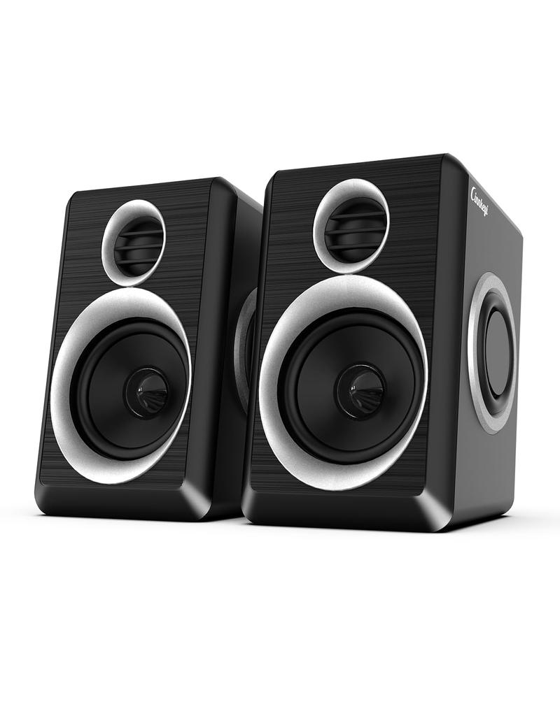 Computer Speaker Speaker for PC Wired Stereo Speaker Compact Comprehensive 4 Speaker Driver PC Power Input 2.0 Speaker/12W/USB Supply/Heavy