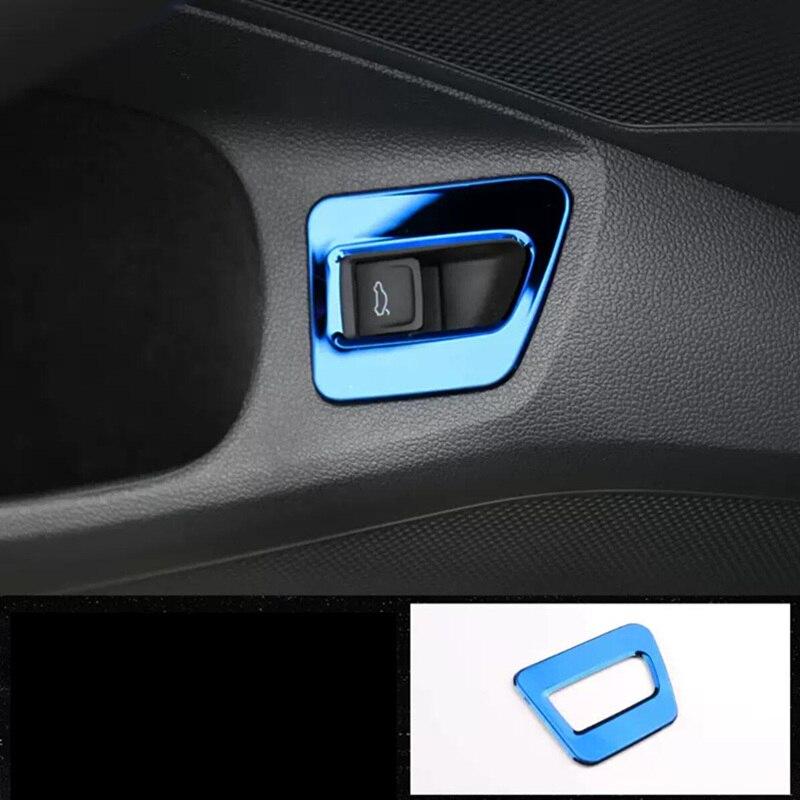 For VW Passat B8 2017-2021 1x Car Styling Stainless Steel Rear Trunk Switch Button Frame Trim Cover Decoration