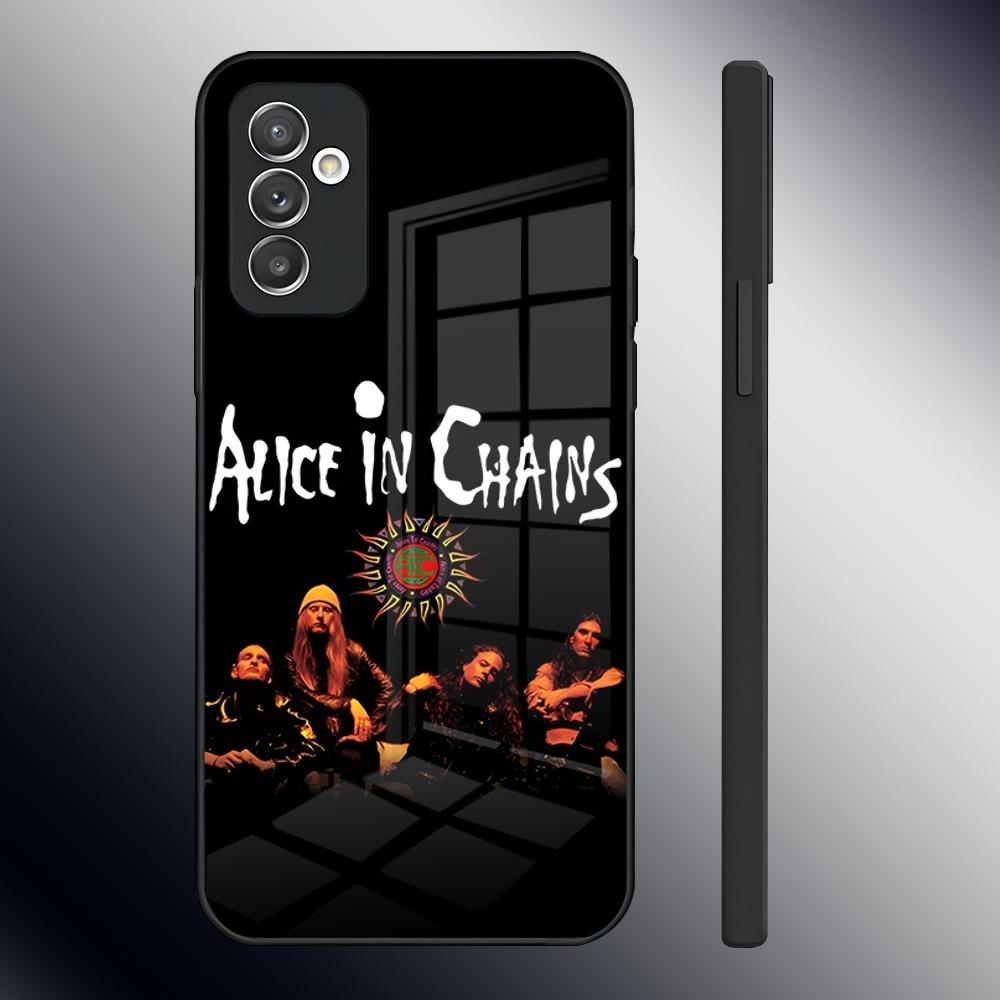 Чехол для телефона тяжелой рок-группы Alice In Chains для Samsung S26 S24 Ultra S23 S22 S21 Fe S25 Plus A54 A34 A24 A53 A13 A16 Стеклянная крышка