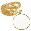 Hanging Ornament Necklace Magnifying Glass 5x Portable Monocle Durable Magnifier Pendant  Elderly