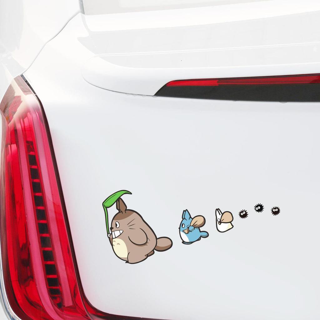 Аниме комиксы Tonari No Totoro автомобильные наклейки Стайлинг авто наклейки на окна виниловые аксессуары для лобового стекла