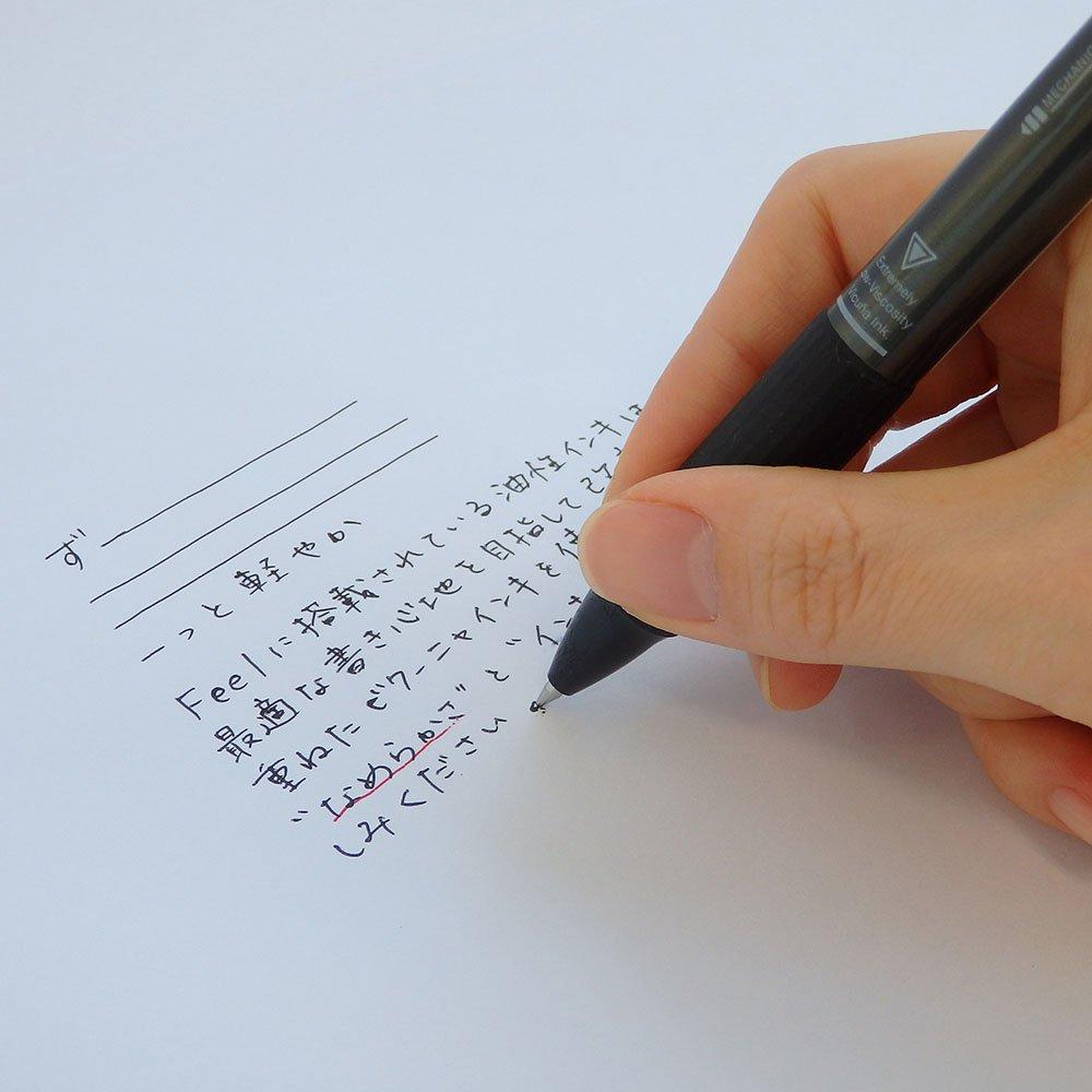 Шариковая ручка Pentel Feel BXWB375MA Металлический черный Многофункциональная 2+S 0.7